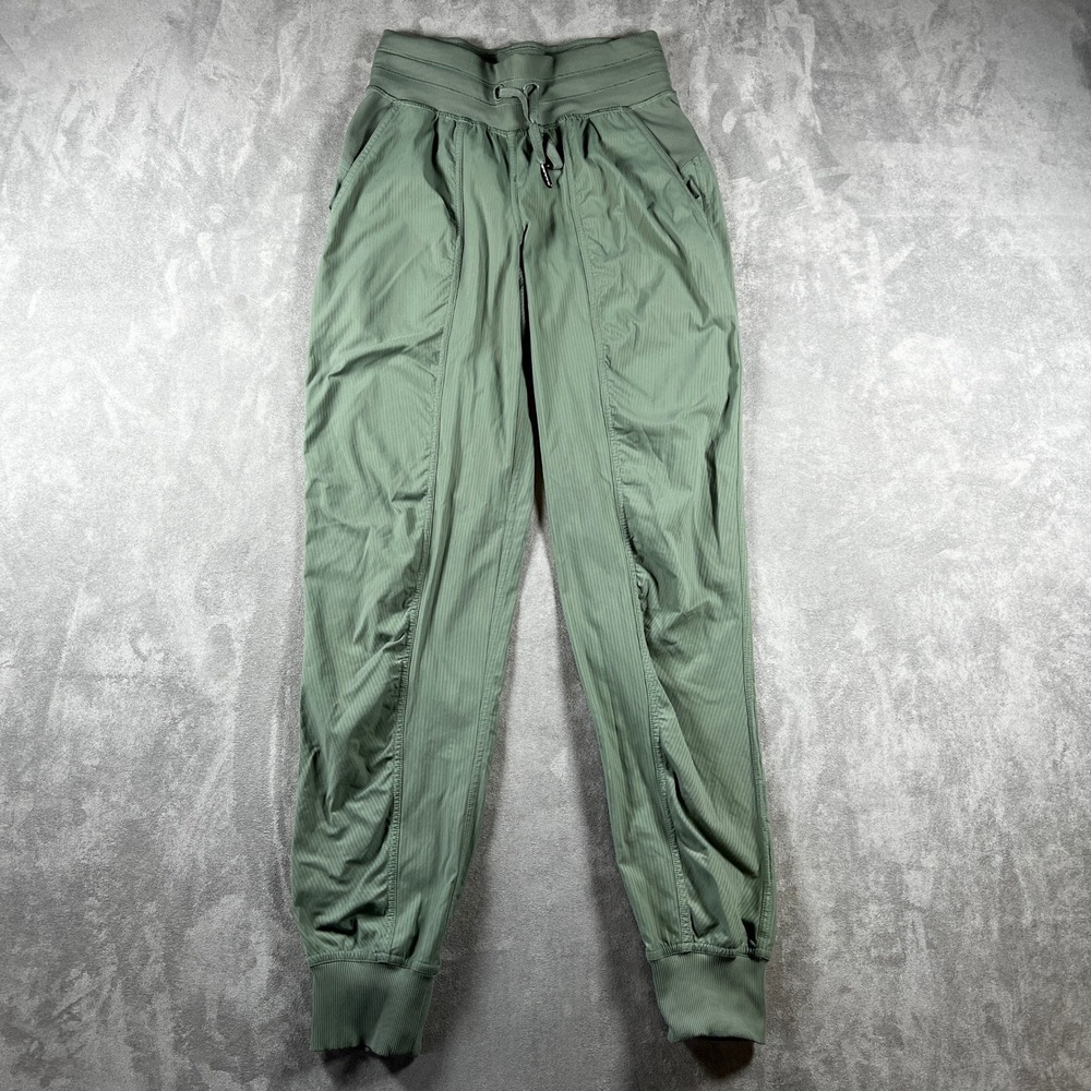 Lululemon Dance Studio Mid-Rise Jogger Full Length Sage Green size 0 (LW5ENMS)